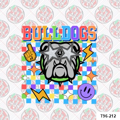 Bulldogs Mascot Retro