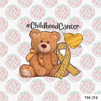 Teddy Bear Childhood Cancer Awareness 2