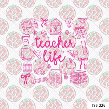 Teacher Life Pink