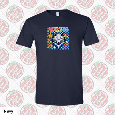 Wolves Mascot Retro