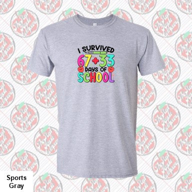 I survived 67+33 days of school