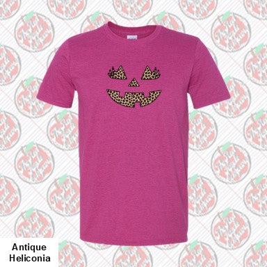 Leopard Pumpkin Face