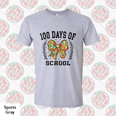 100 Days of School Pencil Bow