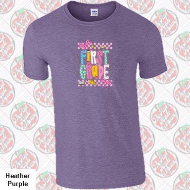 First Grade Coquette Checkered