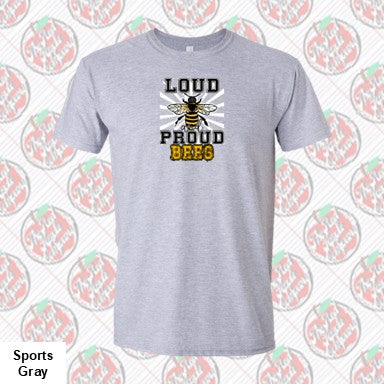 Loud and Proud Bees White