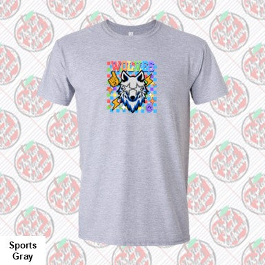 Wolves Mascot Retro