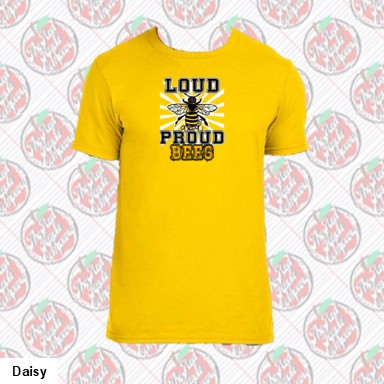 Loud and Proud Bees White