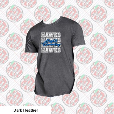 Stacked Hawk Pride-Heights Elementary