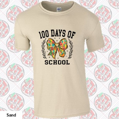 100 Days of School Pencil Bow