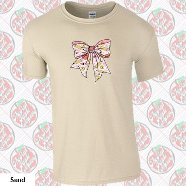Teacher Coquette Pink Pencil Bow