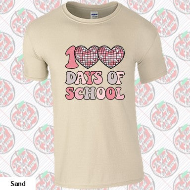 100 Days of School Hearts