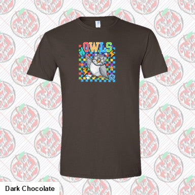 Owl Mascot Retro