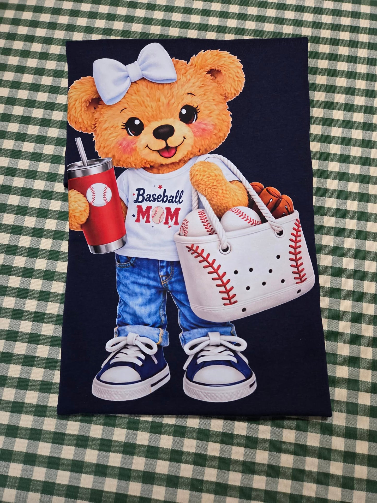 Baseball Bear Mom