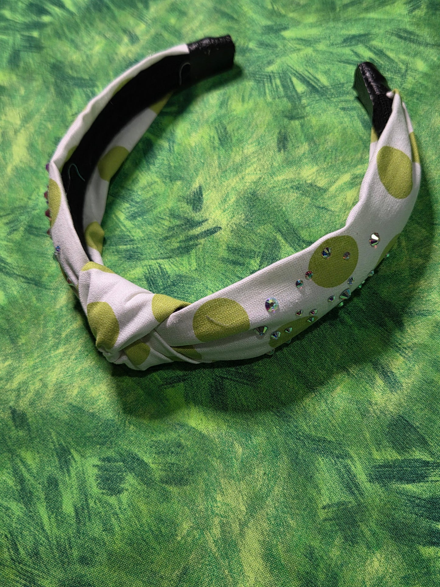 Green Dots Headband