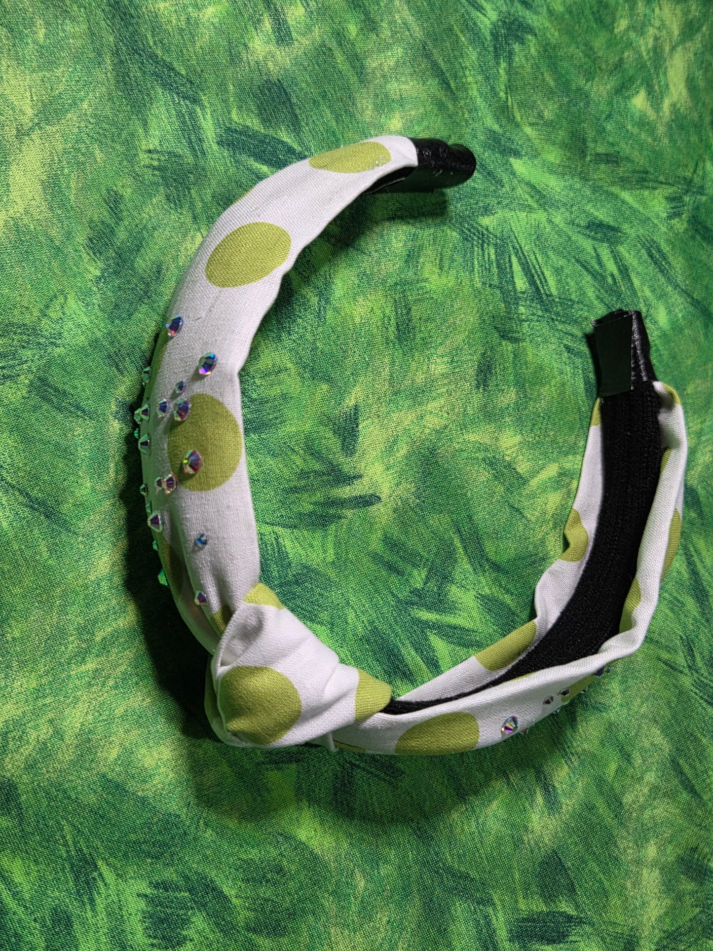 Green Dots Headband