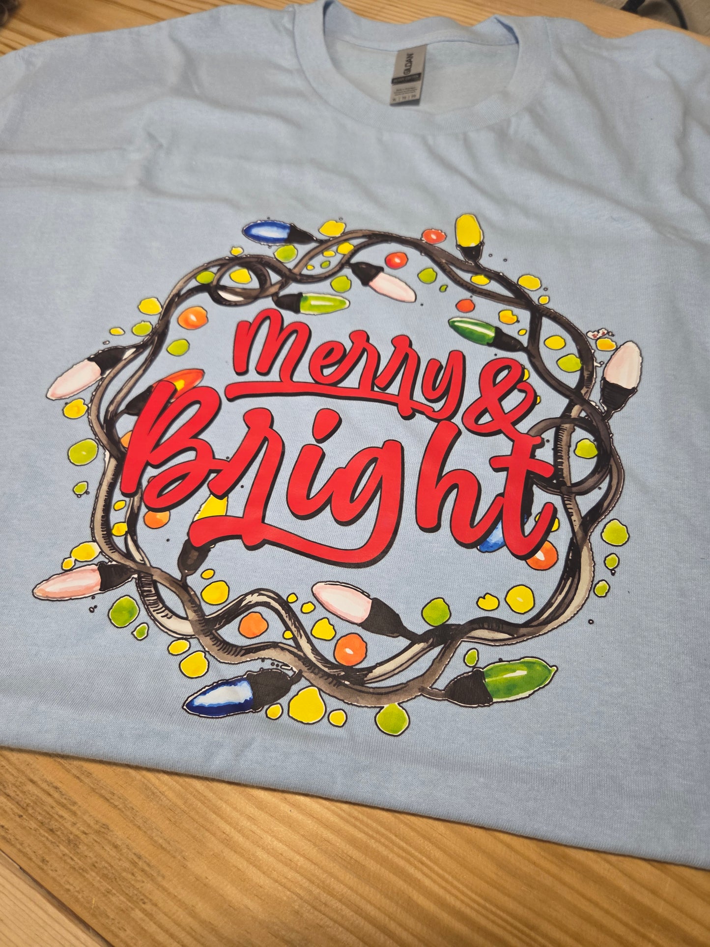 Ready to wear-Adult XLarge -light blue - Gildan heavy cotton- CLOSEOUT