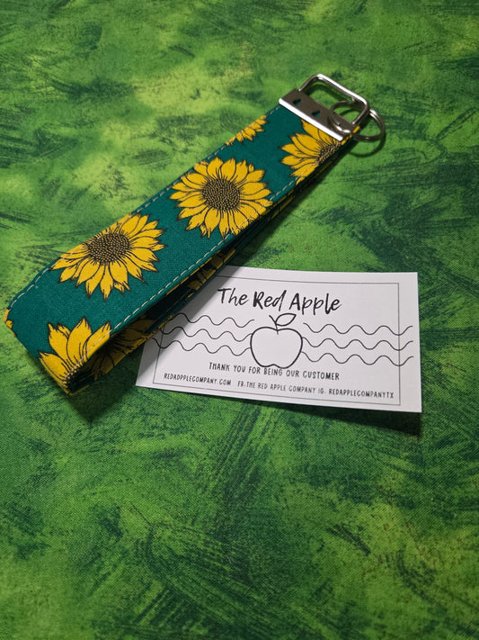 Sunflowers wristlet
