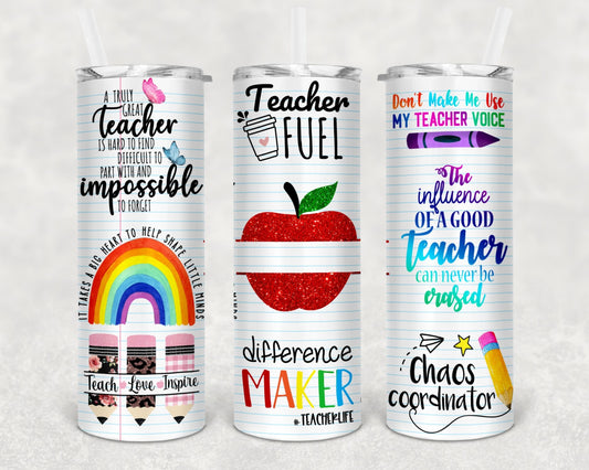 Teacher Fuel Tumbler